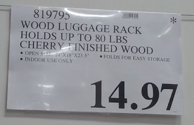 Deal for the Order Organizing Systems Luggage Rack at Costco