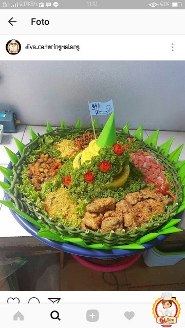 gambar nasi tumpeng catering malang