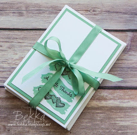 Sealed with Love Notecard Set made with Stampin' Up! UK products which you can buy here
