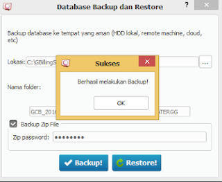 Cara Backup Manual Database Cyberindo Billing