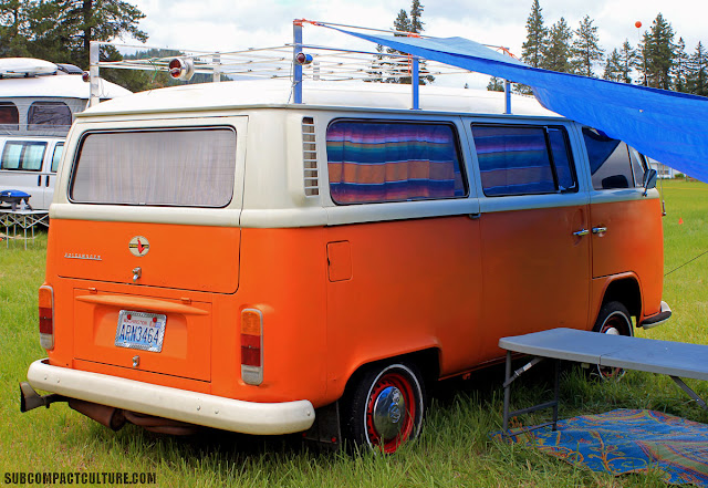 Who doesn’t love a good ol’ VW bus? It's the classic travel vehicle, and it's even the right color. 