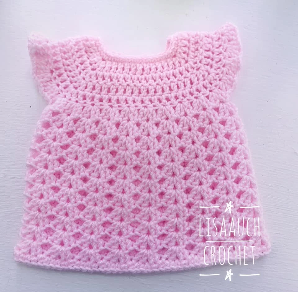 baby crochet dress pattern free