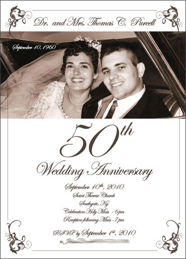 50th Wedding Annversary