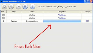 Cara Flashing Advan S4M Atasi Bootloop