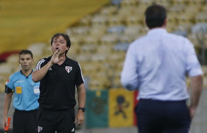 Diniz explica erros do São Paulo na saída de bola em vitória sobre o Flamengo: "Nada de kamikaze"