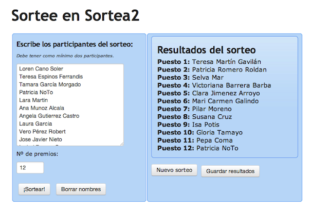 resultado sorteo Uniq One en LaCaprichossa