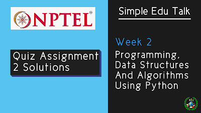 nptel programming data structures and algorithms using python