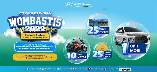 Langsung Untung! Program Undian Berhadiah Bombastis dari WOMBASTIS 2022 Periode Kedua