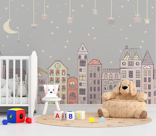Cute Houses wallpaper for walls | Giffywalls