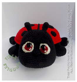 PP010 - Lg Pillow Pal Ladybug 3