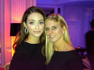 Emmy Rossum and Marla Malcolm Beck