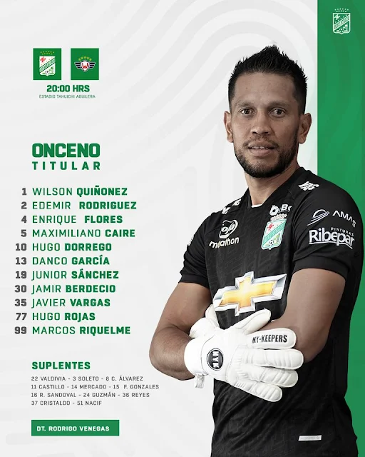 Alineaciones Oriente Petrolero vs Wilstermann