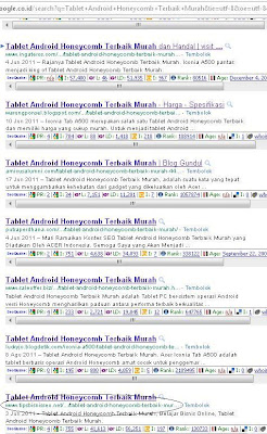 Peringkat Sementara Tablet Android Honeycomb Terbaik Murah