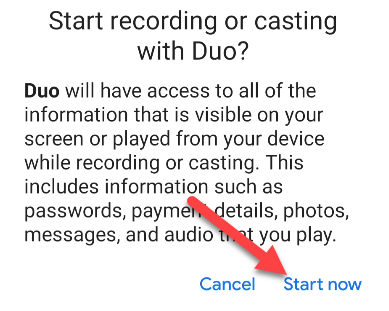 كيفية استخدام ميزة مشاركة الشاشة في Google Duo على أندرويد