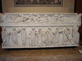 Sarcophage des muses, 1-2e siècle, musée du Louvre