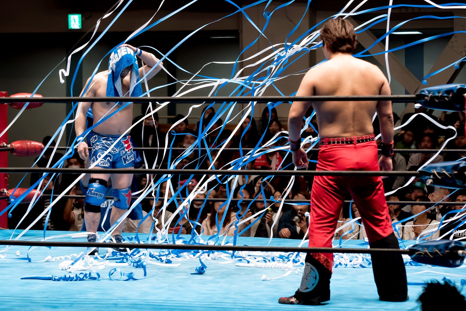 撮影した写真 Pss410j Kaientai Dojo 13周年 3 Takaみちのく Vs ヒロ トウナイ Kaientai Dojoイズム 継承マッチ