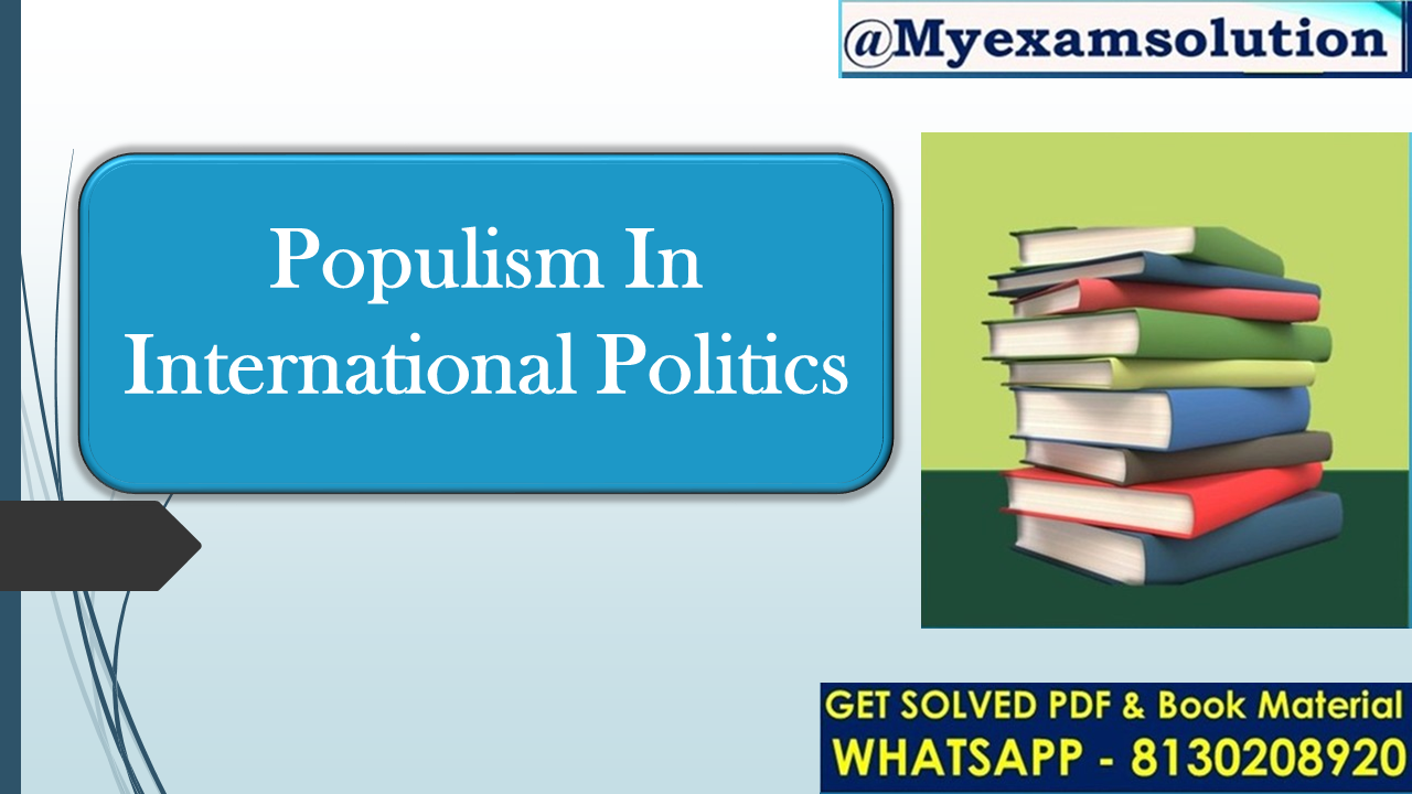 I. Introduction to Populism
