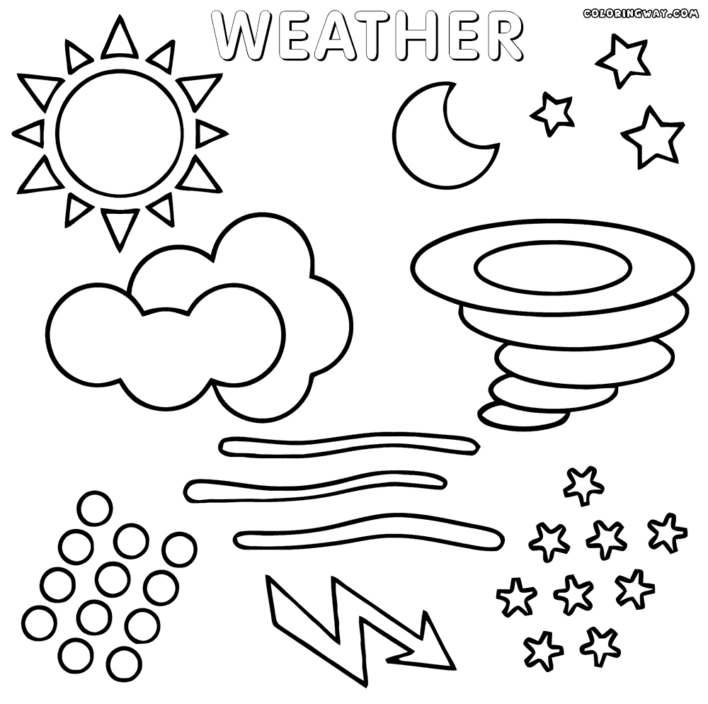 Weather Coloring Pages Coloring Pages