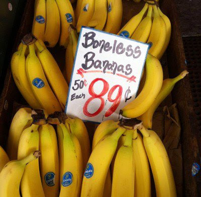 boneless bananas