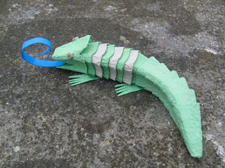 egg carton lizard