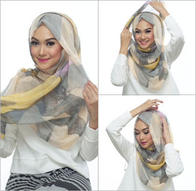Model Hijab Terbaru Untuk Pesta Siang Hari