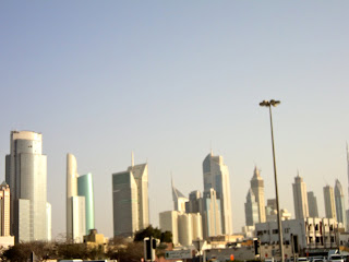 The Dubai skyline, as seen from Rydges Plaza hotel.