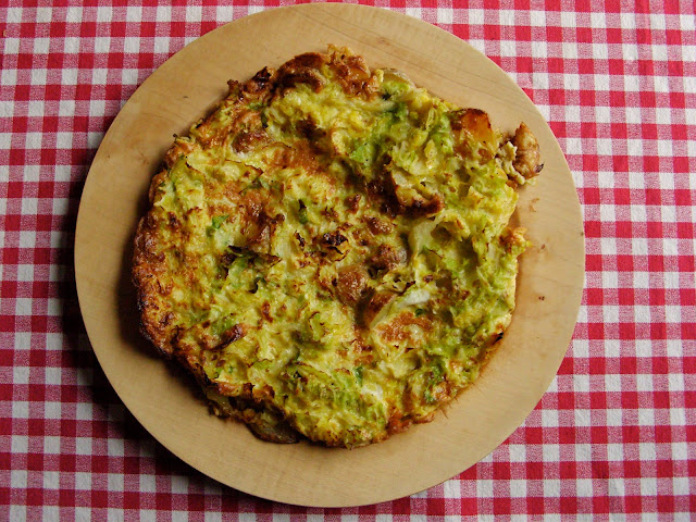 Cabbage frittata