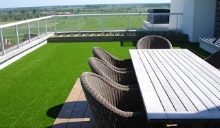 Artificial Turf on a balcony or terrace