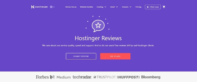 Hostinger Reviews