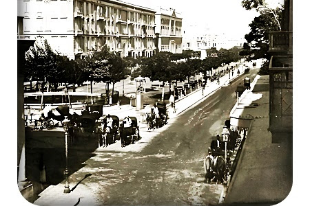 ميدان القناصل المنشية لاحقا بالإسكندرية عام 1880