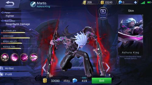 √ Guide Martis Mobile Legend Build, Skill, Ability, Set Emblem Yang