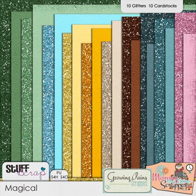 Magical Cardstocks - Glitter