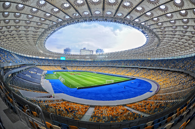 NSC Olympiyskyi stadium in the capital Kiev, Ukraine