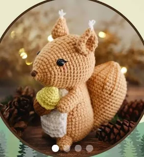 PATRON GRATIS ARDILLA AMIGURUMI 64109