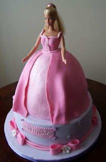 gambar kue ulang tahun bentuk barbie