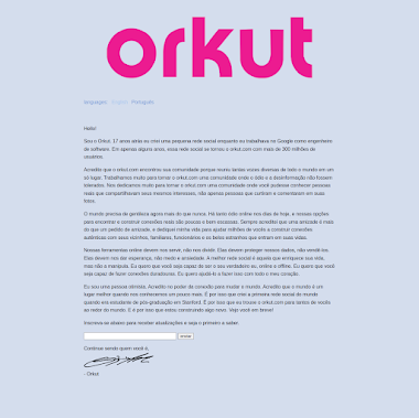Orkut voltando !