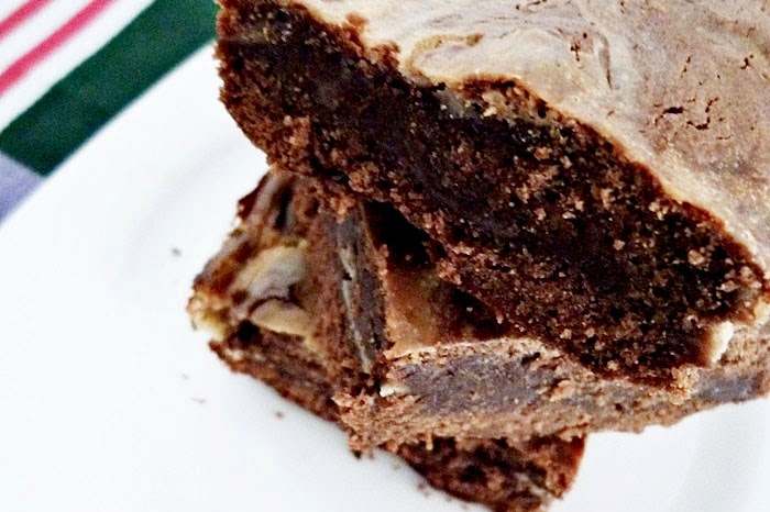 Sour Cream Swirl Brownies