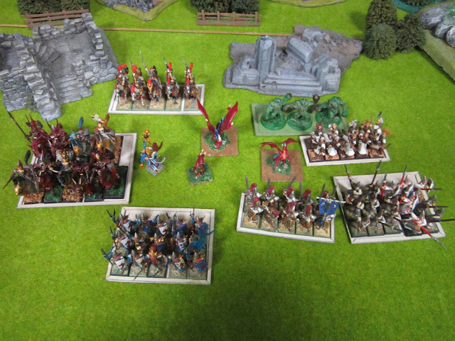 ejército pintado Elfos Elves painted army Kings of War KOW by Rubén