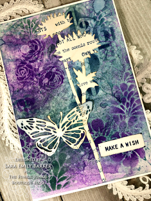 Sara Emily Barker https://sarascloset1.blogspot.com/2020/08/a-stenciled-mum-card-for-mom.html #stampersanonymous Mixed Media Card 5