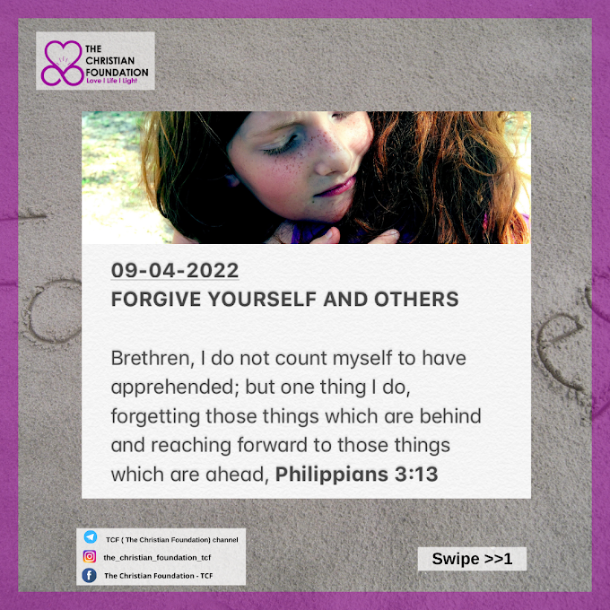 FORGIVE YOURSELF AND OTHERS | TCF DEVOTIONAL
