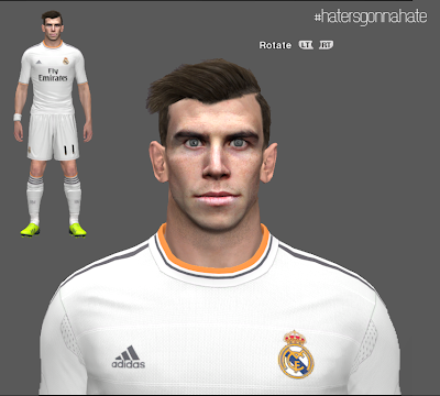 PES 2014 Gareth Bale Face by Mateusjack