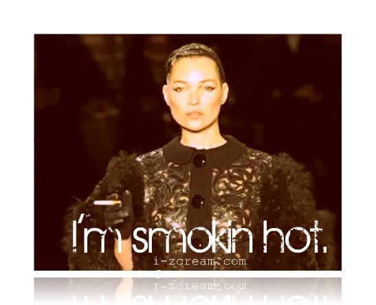 kate moss smoking on the catwalk. Supermodel Kate Moss return to