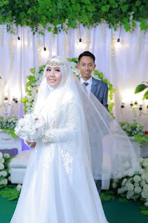 dekor pengantin syari lampung