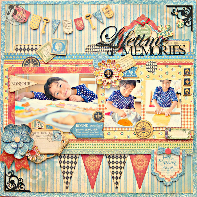 Graphic45#Maiko Miwa#French Country#Layout