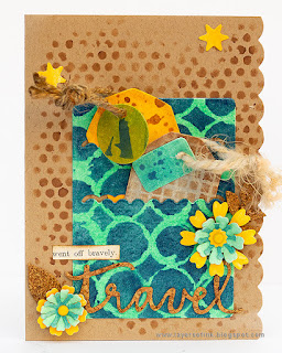 Layers of ink - Stenciled Card Tutorial by Anna-Karin Evaldsson