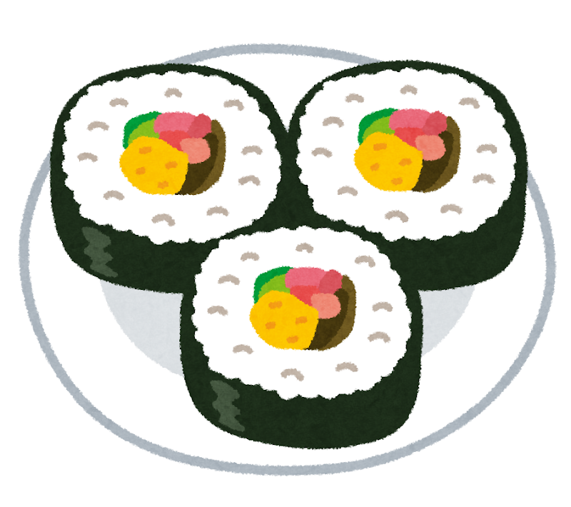 太巻きのイラスト かわいいフリー素材集 いらすとや 太巻きのイラスト かわいいフリー素材集 いらすとや