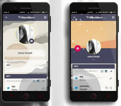  Siapa yang tidak kenal dengan Blackberry Messenger Modifikasi atau lebih dikenal  BBM Mod CLONE Mi-Cloud v3.3.7.94 - Tema Modern