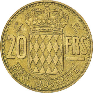 Monaco Coins 20 Francs