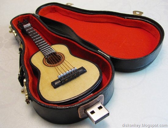 Guitar USB memory stick