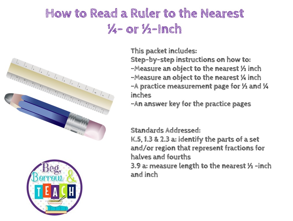 Beg, Borrow, and Teach!: How to read a ruler